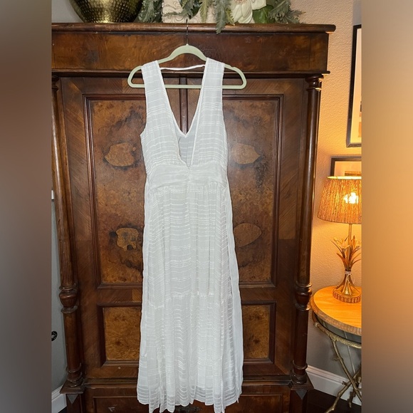 NWT Ramy Brook- Tate Dress in Ivory. Size 6 - Picture 6 of 12
